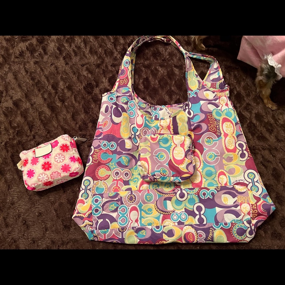 Authentic Coach Nylon Tote/Shopping Bag